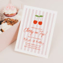 Search for red white birthday invitations Coquette