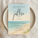 Search for beach elopement invitations Nothing fancy just love
