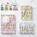 Search for train wrapping paper Girl