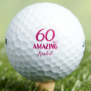 Search for 60th birthday golf balls 60 years old