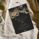 Search for masquerade birthday invitations Elegant
