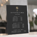 Search for menu plaques Elegant
