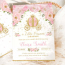 Search for princess pumpkin invitations Pink and gold