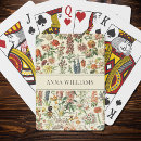 Search for floral playing cards Botanical