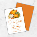 Search for autumn wedding save the dates Simple minimalist
