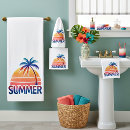 Search for palm tree bath towels Retro