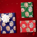 Search for funny wrapping paper Add  face photo
