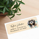 Search for shih tzu return address labels Dog