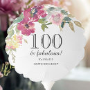 Search for 100th birthday balloons Elegant