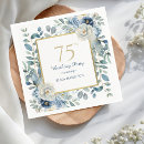 Search for 75th birthday napkins Elegant