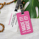 Search for bright colors luggage tags Funny