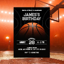 Search for basketball invitations Black