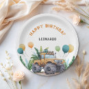 Search for tiger paper plates Wild one