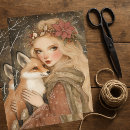 Search for fox tissue paper Vintage
