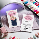 Search for nail salon business cards Elegant script signature calligraphy