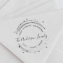 Search for circular address rubber stamps Elegant