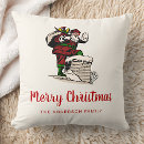 Search for vintage christmas pillows Red and white