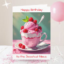 Search for ice cream birthday cards Pink