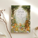 Search for enchanted forest invitations Woodland animals
