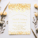 Search for luxury birthday invitations Gold