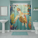 Search for sea turtle shower curtains Marine life