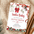 Search for santa baby invitations Snowflake