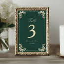 Search for emerald table cards Vintage