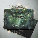 Search for enchanted forest thank you cards Whimsical