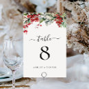 Search for winter wedding table cards Watercolor