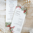 Search for floral wedding programs Watercolor