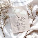 Search for heaven sent baby shower invitations Sky