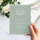 Search for wreath wedding invitations Classic