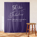 Search for purple 50th birthday party decor Elegant