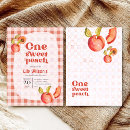 Search for peach 1st birthday invitations Plaid