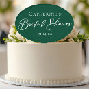 Search for emerald green cake toppers Elegant