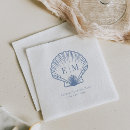 Search for white scalloped napkins Blue