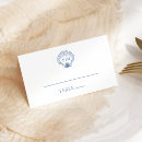 Search for seashell place cards Blue