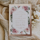 Search for gold frame wedding invitations Blush