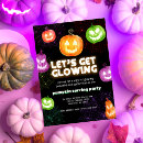 Search for glow in the dark invitations Neon glow party