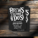 Search for brews before i dos invitations Black and white