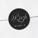 Search for rsvp stickers Simple
