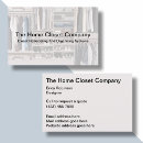 Search for home organization business cards Closet