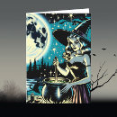 Search for witch halloween cards Black cat