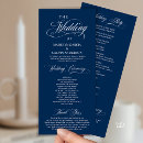 Search for navy and gold wedding programs Classy