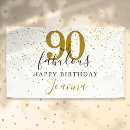Search for 90th birthday banners Stylish