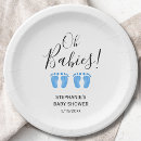 Search for twin baby shower plates Blue