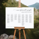Search for table list wedding seating charts Simple