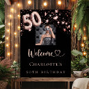 Search for women 50th birthday party decor Black