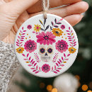 Search for sugar skull ornaments Floral