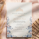 Search for rose gold foil invitations Tiara
